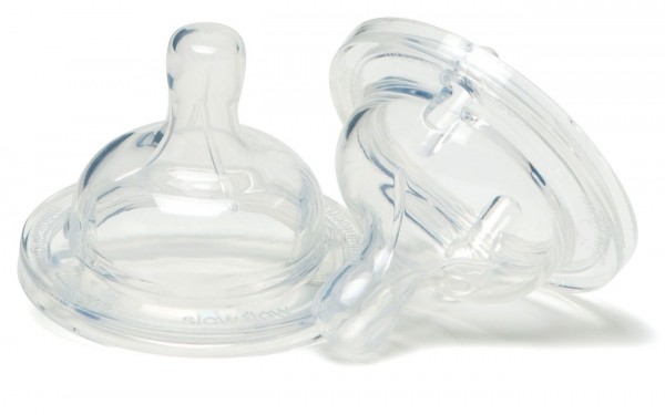 Babyflaschensauger 0 - 6 Monate für Babyflasche - langsamer Trinkfluss